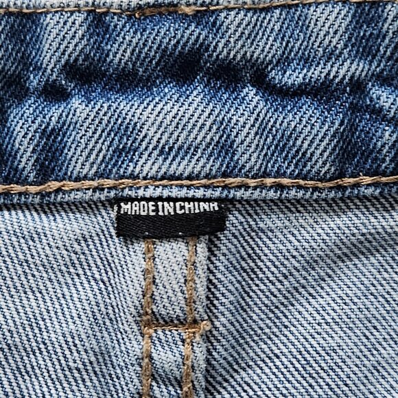 BLANKNYC Womens Short 32 Blue The Barrow High Rise Vintage Look Distressed Beach - Picture 11 of 15